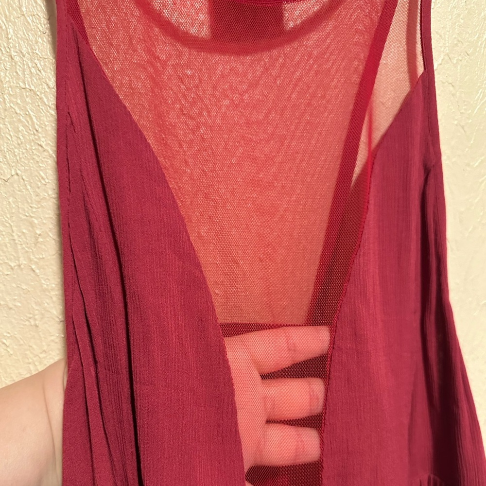 Free People Black Marble Tank‎ Raspberry Size Small - Picture 7 of 9